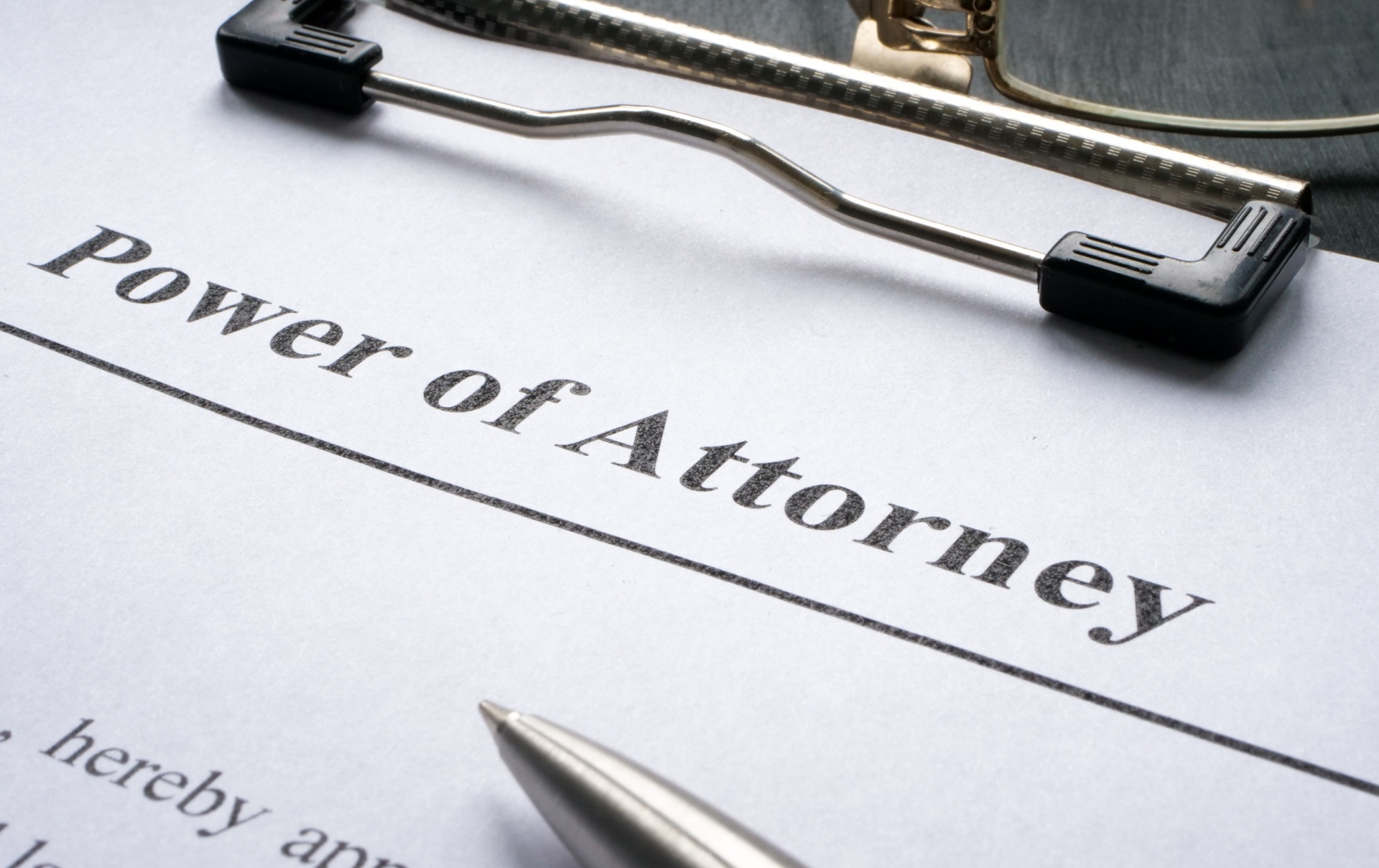 power of attorney