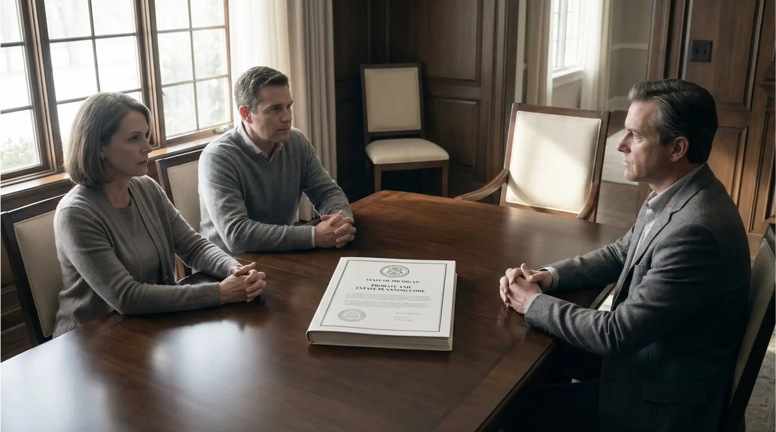 Michigan family facing intestate probate distribution when no will exists