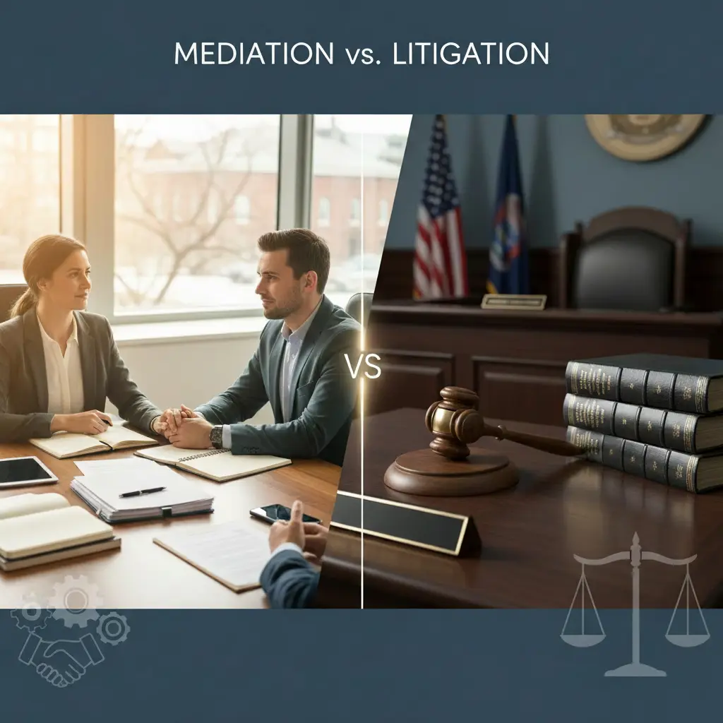Mediation vs. litigation in Genesee County divorce — comparing cost-effective options for Michigan families