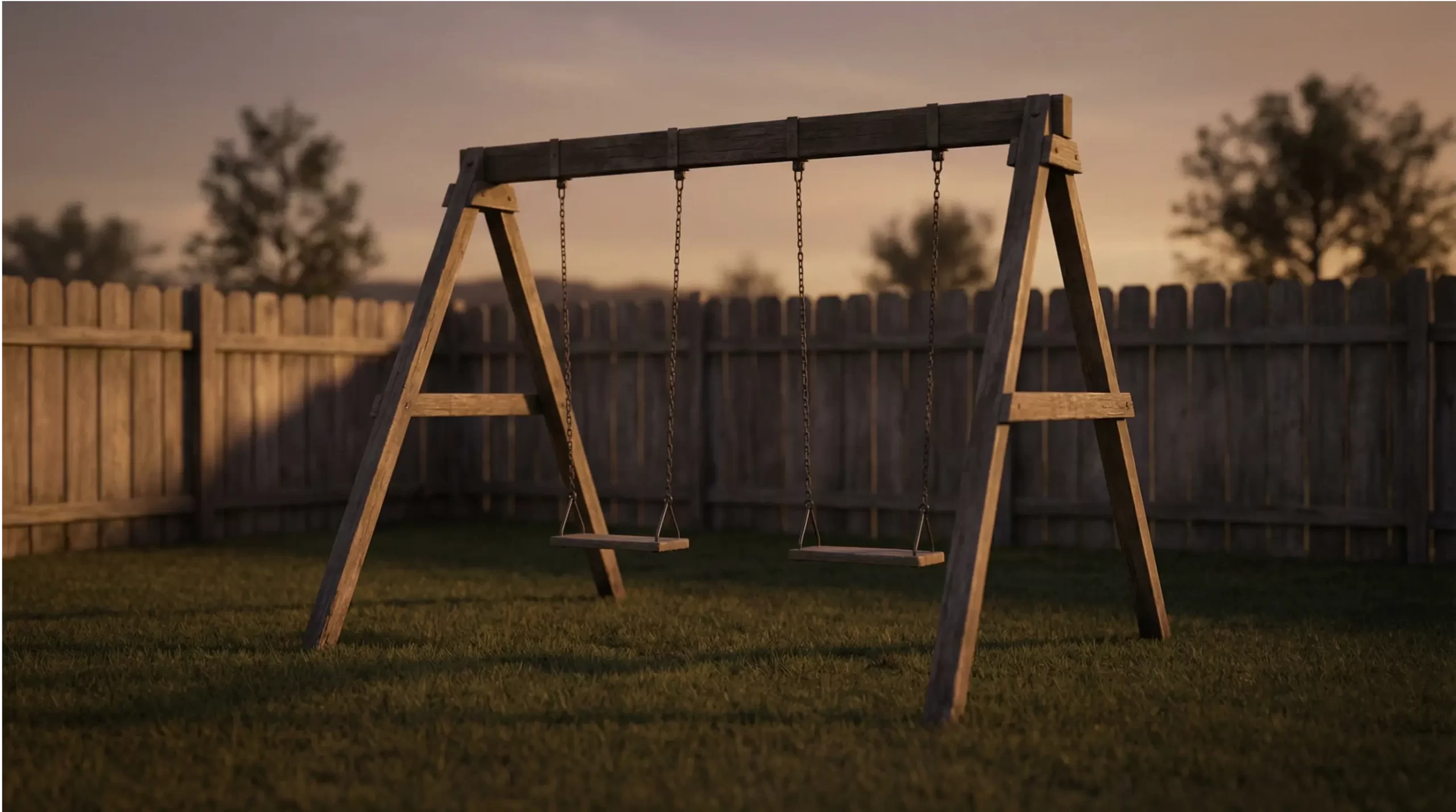 Empty swing representing disrupted parent-child relationship in Michigan parental alienation custody case